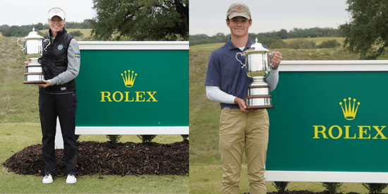 Meja Ortengren (L) and Jackson Koivun (AJGA photo)