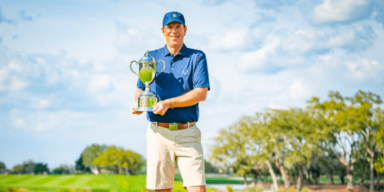 Bob Royak with his second Jones Cup (Credit: Jones Cup)