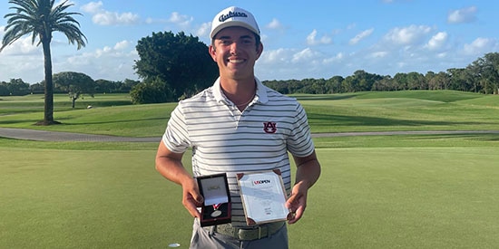 Auburn Men's Golf Twitter photo