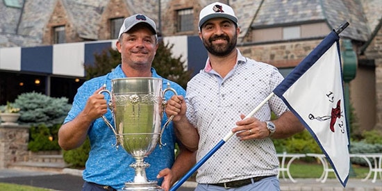 Trevor Randolph and Chris DeJohn (Winged Foot photo)