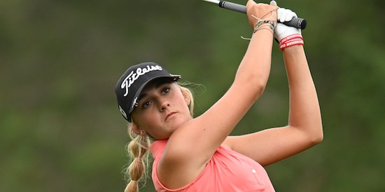 Gianna Clemente defeated Anna Davis in the Round of 16 (USGA Photo)