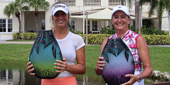 Jordan Fischer and Tammie Green (Florida State Golf Association Photo)