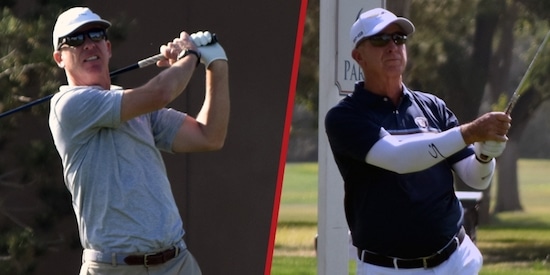 Sandy Pierce and Gary Durbin (Texas Golf Association Photo)