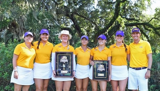 Ingrid Lindblad and LSU (LSU Athletics Photo)