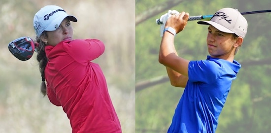 Yana Wilson and Miles Russell (AJGA)