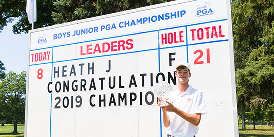 Heath wins Junior PGA Championship in a thriller
