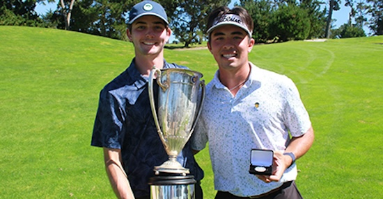 Kevin Hollomon (left) and JP Odland (NCGA Photo)