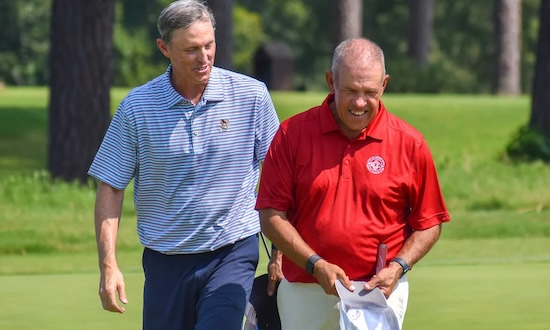 Scott Shingler (left) and Buck Brittain (Virginia State Golf Association Photo)