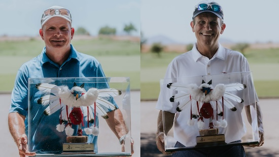 Brian Miller (left) and John Schaller (Arizona Golf Association Photo)