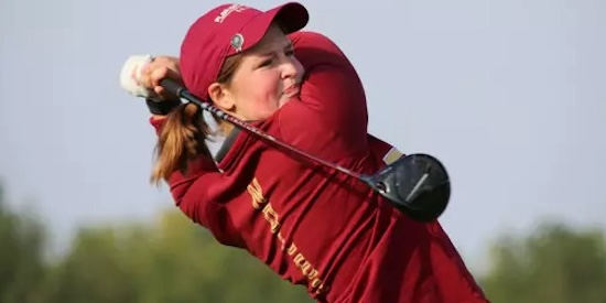 Lottie Woad and Julia Lopez Ramirez are the amateur leaders in the AIG Women’s Open