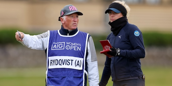 Louise Rydqvist and Lottie Woad in the race for the AIG Women’s British Open