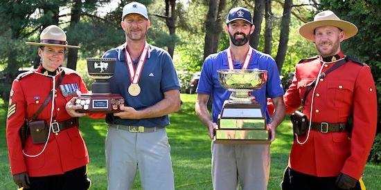 Brooks Lancaster (left) and Cam Burke (Golf Canada Photo)