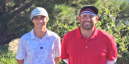 Champion Nathan Robinson (left) and runner-up Adam Petrocelli (Crystal Springs Photo)