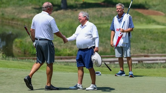 David Tassell (left) and Paul Simson (USGA Photo)