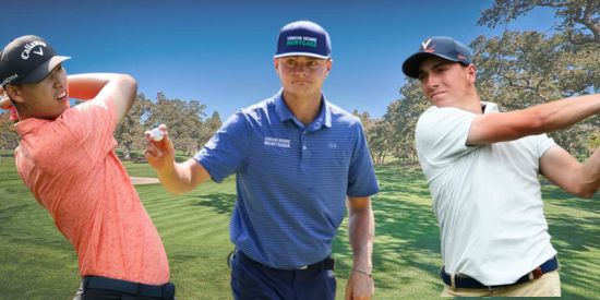 Wenyi Ding, Luke Clanton, and Ben James will play on PGA Tour this week.