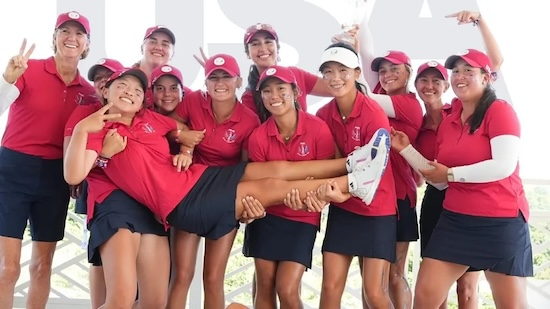 United States Junior Solheim Cup team (AJGA twitter photo)