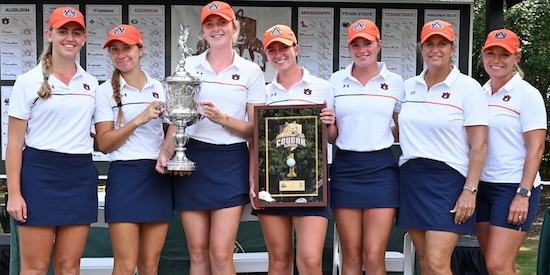 Auburn Women's Golf team (Auburn Athletics Photo)