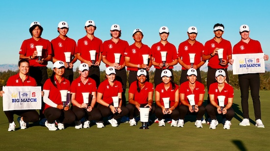 Stanford men's and women's golf team (Stanford Athletics Photo)