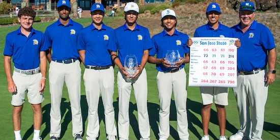 San Jose State men's golf (San Jose State Athletics Photo)