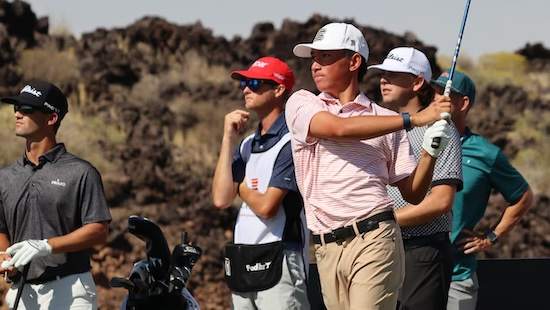 Kihei Akina at the Black Desert Championship (Randy Dodson, Fairways Media)