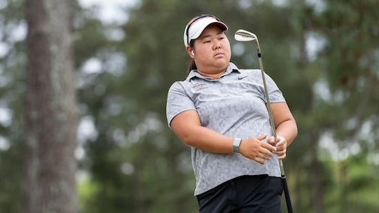 Mirabel Ting at the 2024 Augusta National Women's Amateur (Thomas Lovelock photo)