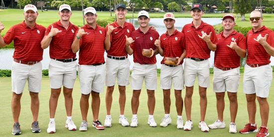 Oklahoma Men's Golf team (Oklahoma Athletics Photo)