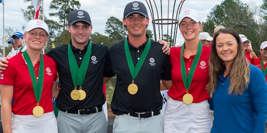 Team England (Spirit Golf Association/Hugh Hargrave Photo)